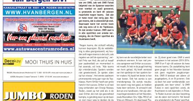 ONR zaalvoetbal in De Krant