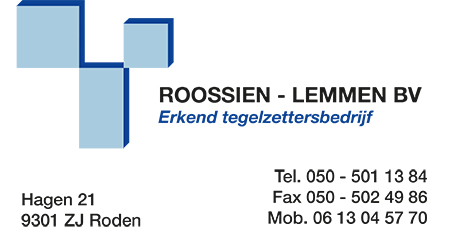 Roossien Lemmen - Tegelzetbedrijf